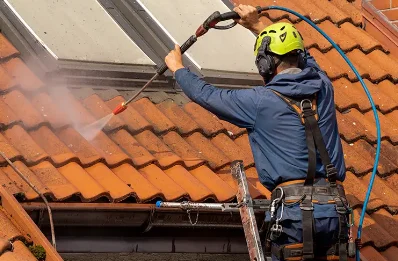 Démoussage et hydrofuge de toiture à Cublac